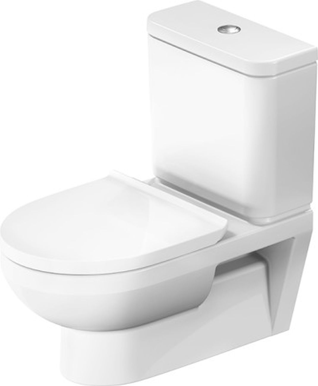 Duravit No.1 miska WC kompakt wisząca bez kołnierza Rimless HygieneGlaze biała 25120920002 - Wysyłka w 24h