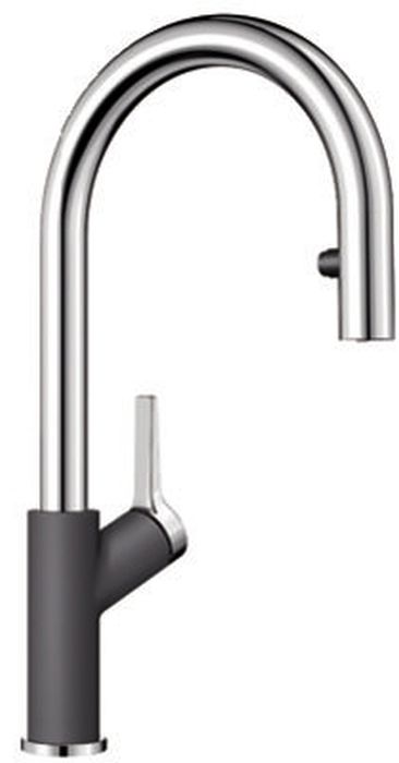 Blanco Carena-S Vario bateria kuchenna stojąca Silgranit szarość skały/chrom 521359