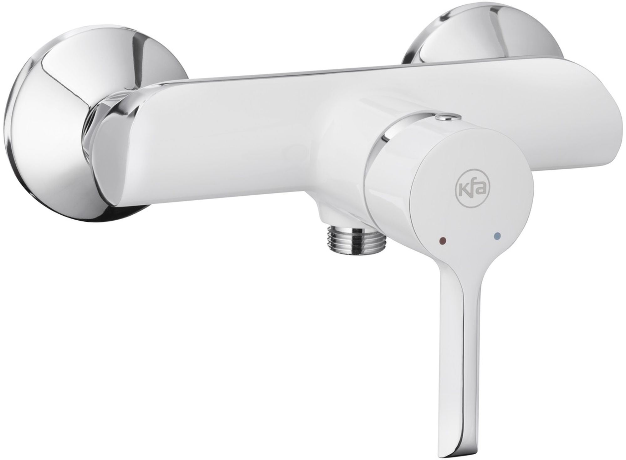 KFA Armatura Angelit bateria prysznicowa ścienna biały/chrom 4726-010-40