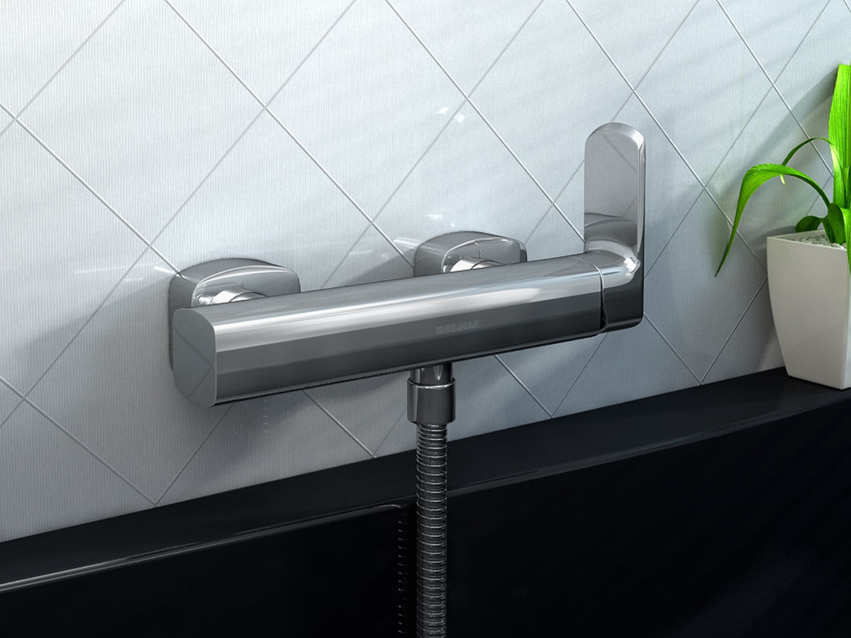 Kohlman Foxal bateria prysznicowa ścienna chrom QW120F