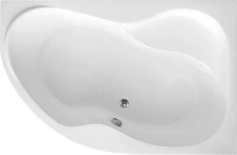 Aqualine Cidlina wanna narożna 160x105 cm prawa biała G3614