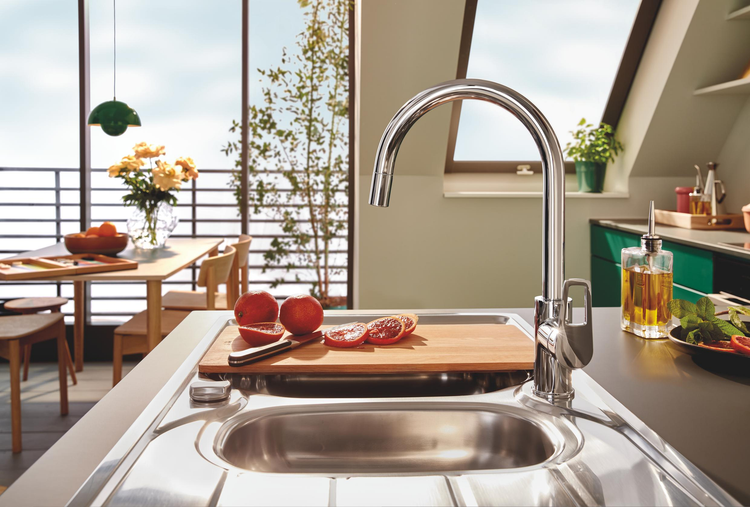 Grohe deska kuchenna natural oak 40750HW0