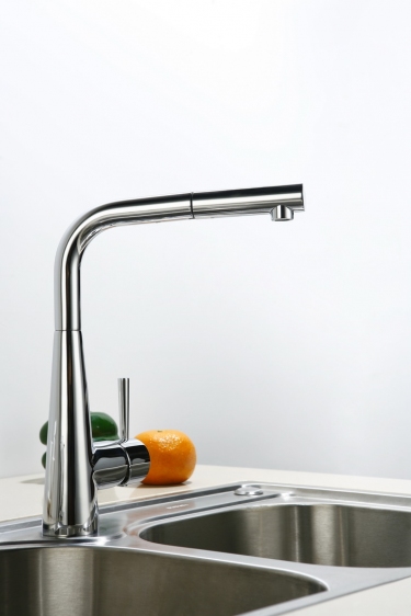 Art Platino Miros bateria kuchenna z wylewką 360° chrom