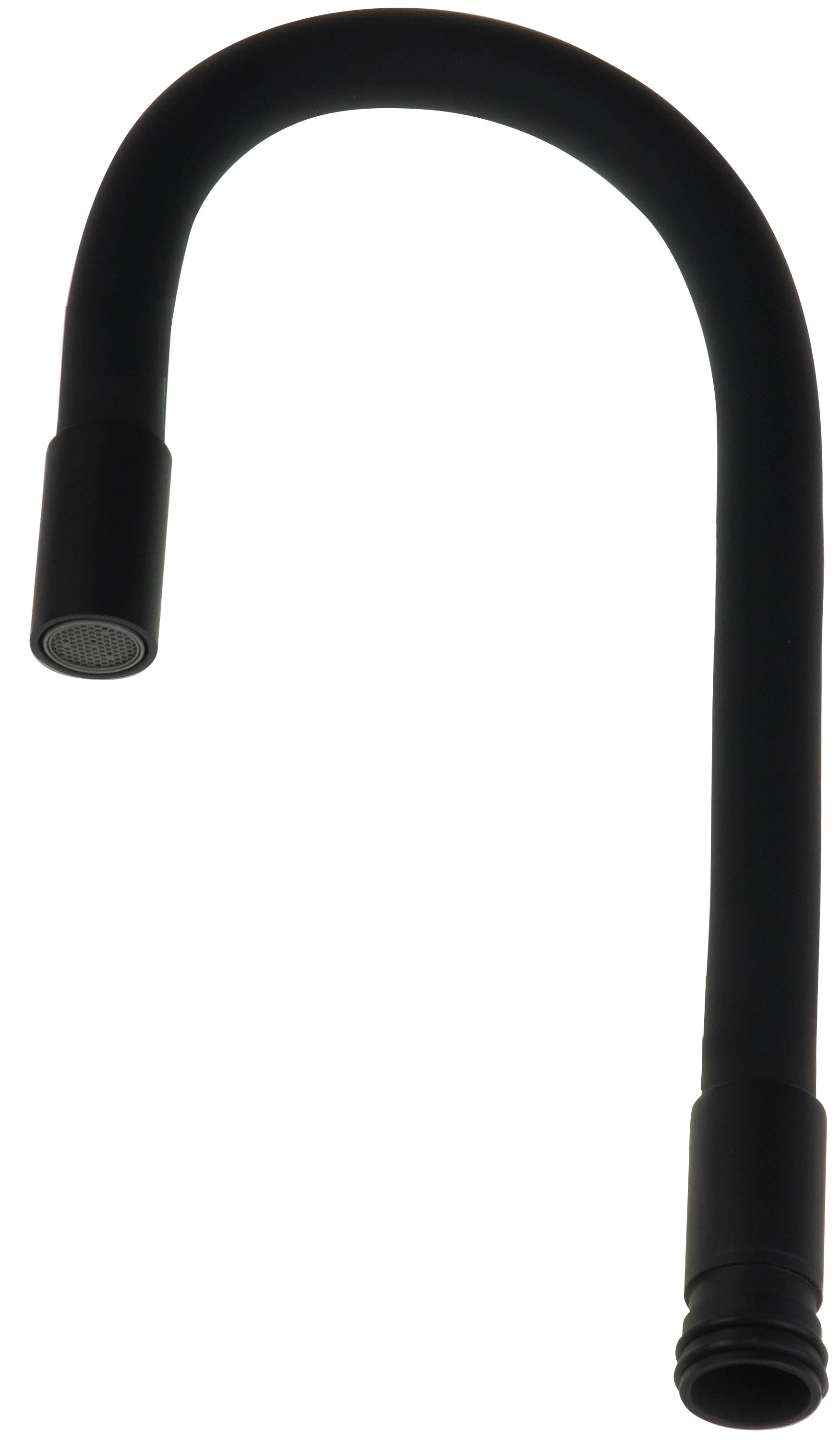 Deante Neo Luno wylewka do baterii kuchennej czarna ABAN72W