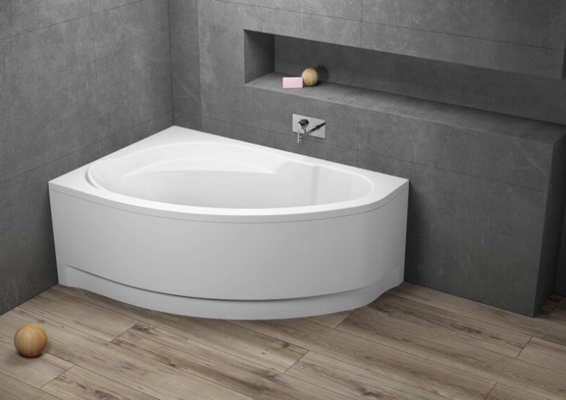 Polimat Marea wanna narożna 160x100 cm lewa biała 00534