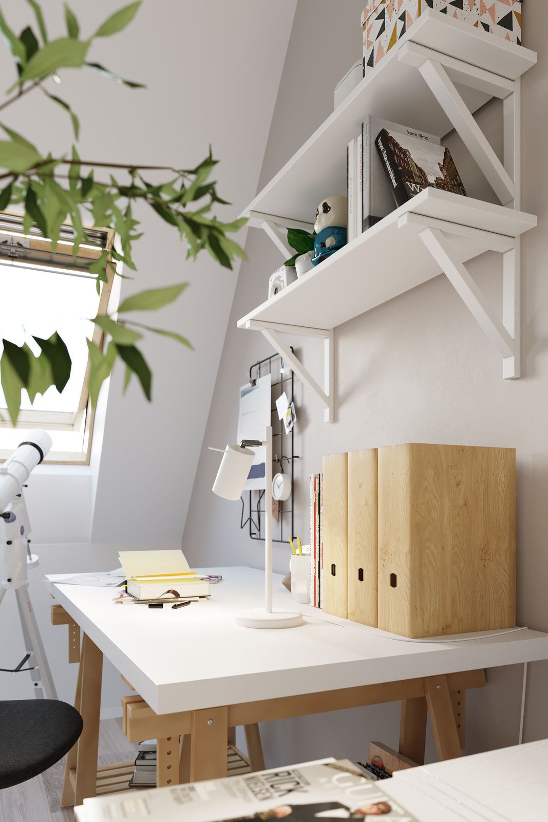 Sollux Lighting Ring lampa biurkowa 1x40W biała SL.1090