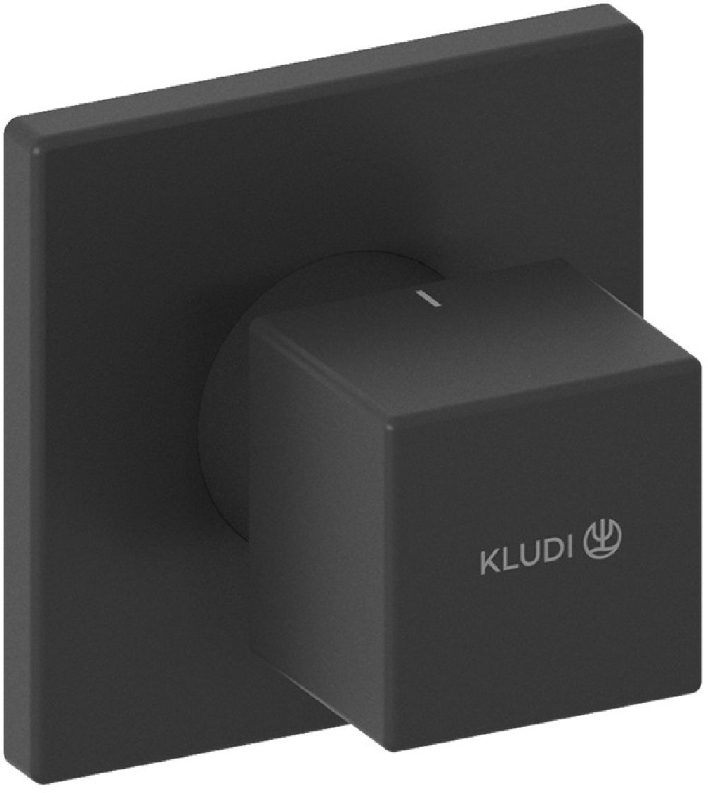 Kludi Decus element zewnętrzny zaworu podtynkowego czarny mat 548163975