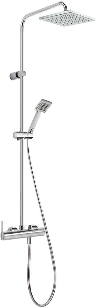 Tres Lex zestaw prysznicowy ścienny z deszczownicą chrom 081.193.01