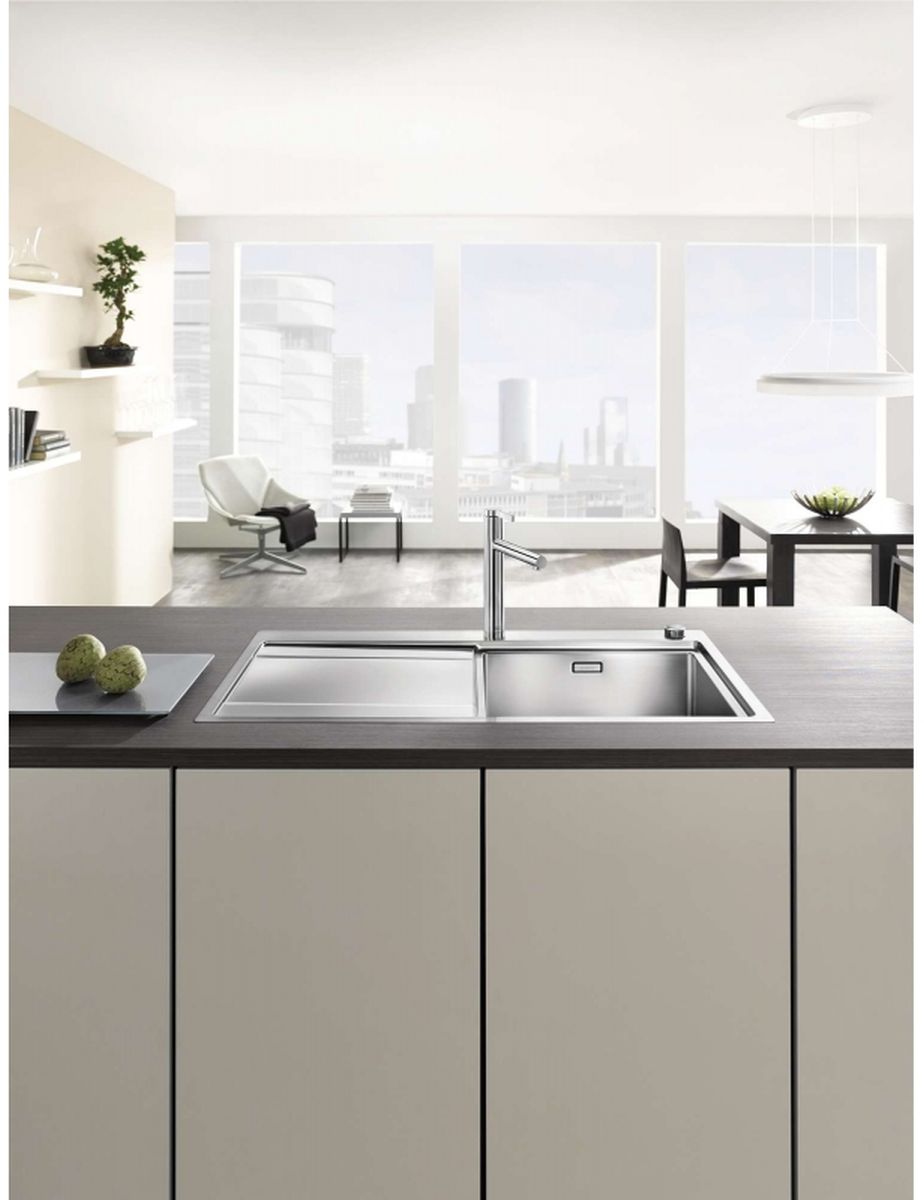 Blanco Linees-S bateria kuchenna stojąca chrom 517591