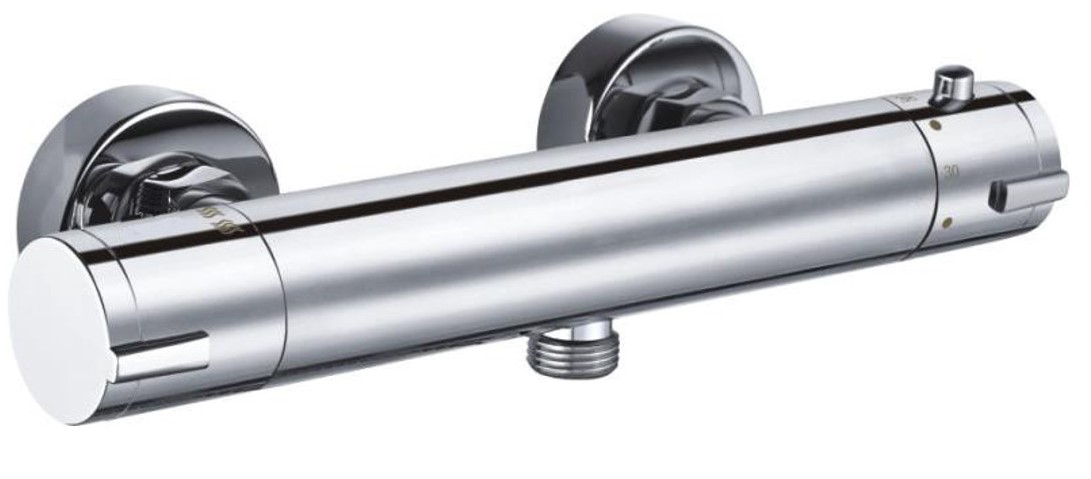 Sea-Horse Tubic bateria prysznicowa ścienna termostatyczna chrom BJT206