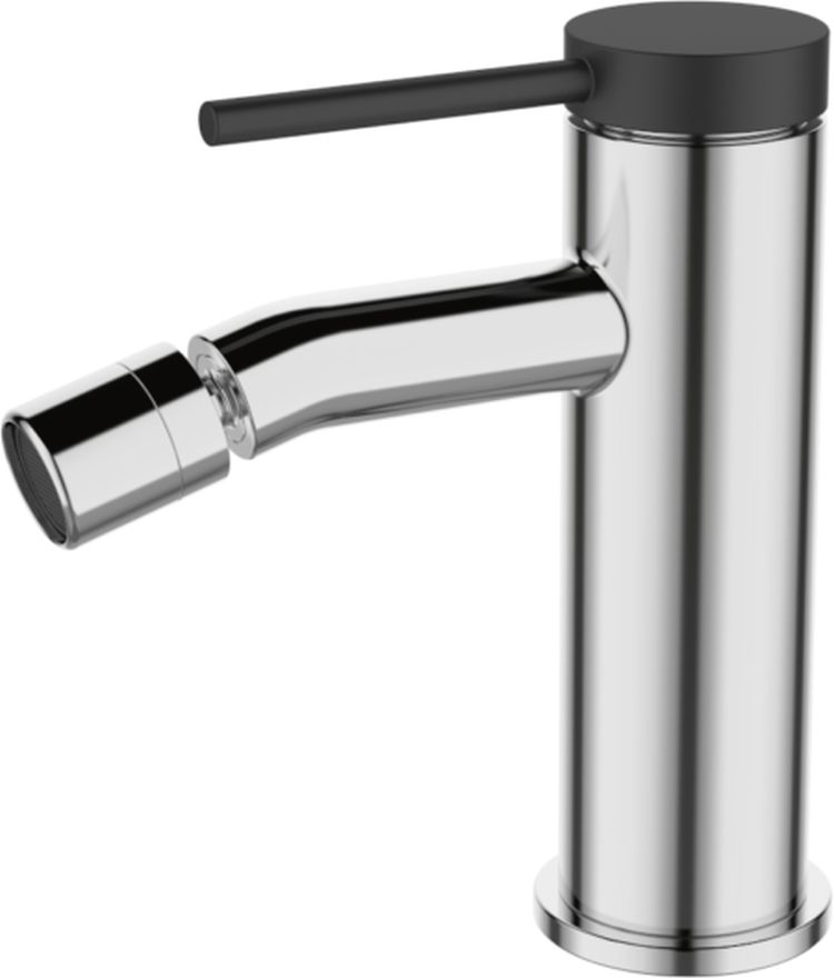 Sea-Horse Ove Black bateria bidetowa stojąca chrom BJV308-SB1