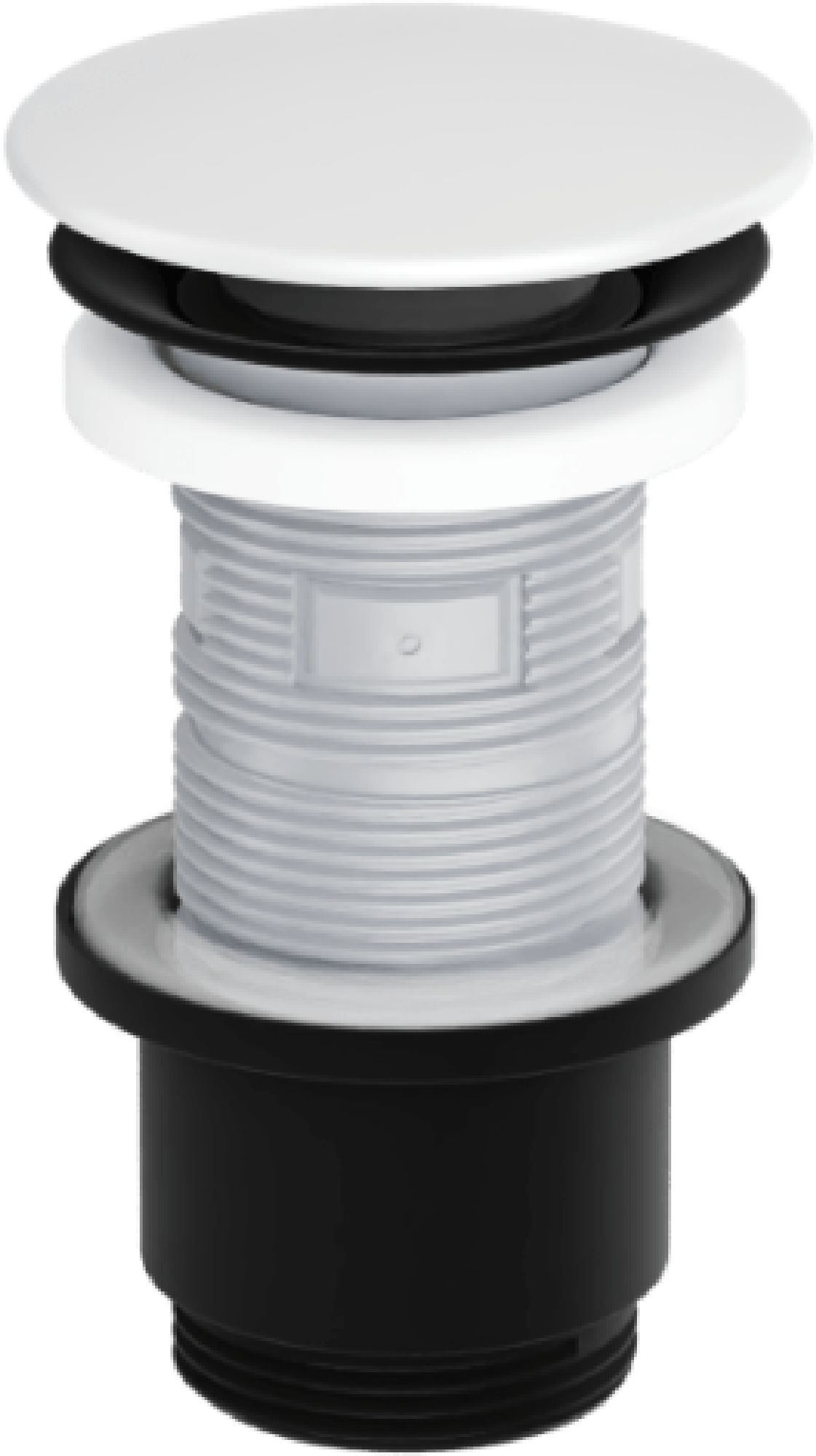 Excellent Design korek do umywalki czarny mat/biały mat ARIN.1485.K.01.WHMBL