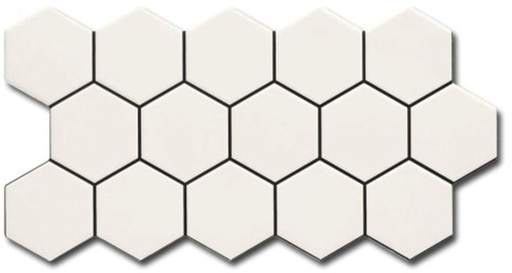 Realonda Hex Snow płytka ścienno-podłogowa 26,5x51 cm biały mat