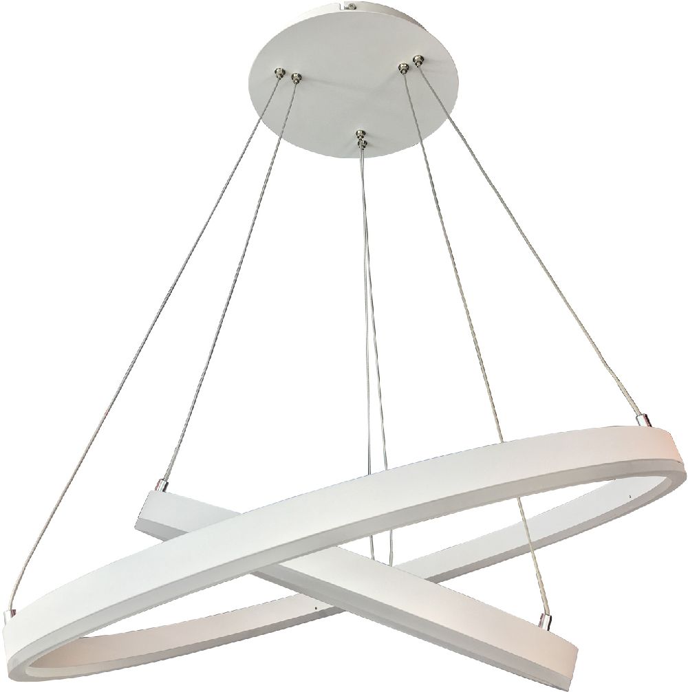 Italux Jovita lampa wisząca 1x74 W biała 5239-874RP-WH-3