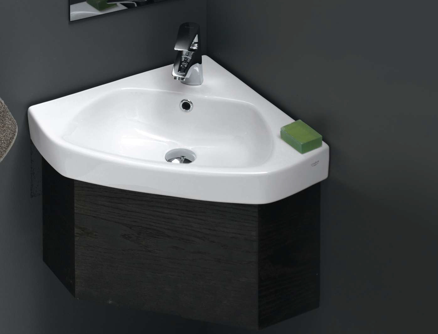 CeraStyle Arda umywalka 46x46 cm ścienna narożna biała 001900-u - Wysyłka w 24h