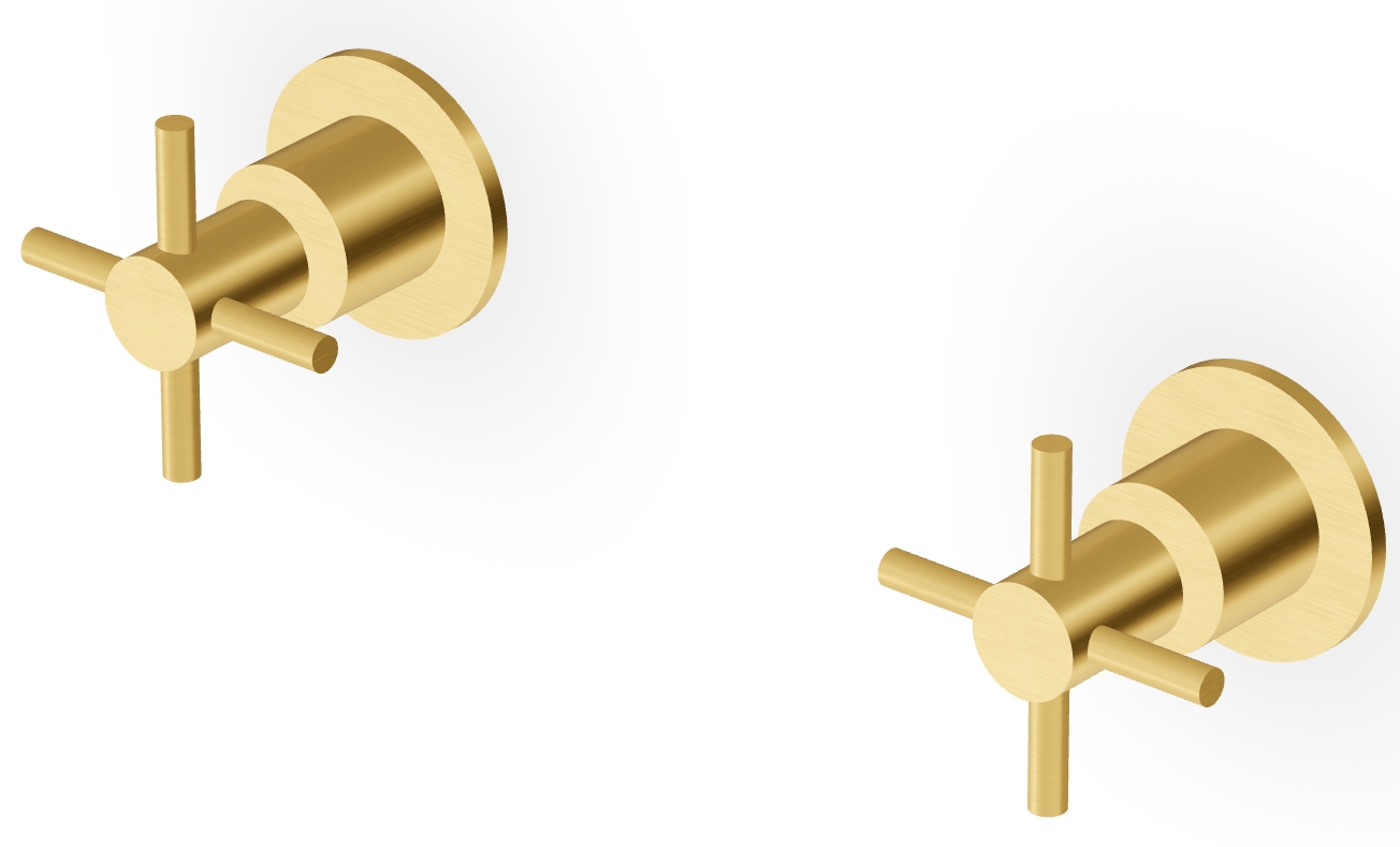 Zucchetti Helm bateria prysznicowa podtynkowa złoto szczotkowane ZHM738.XP41