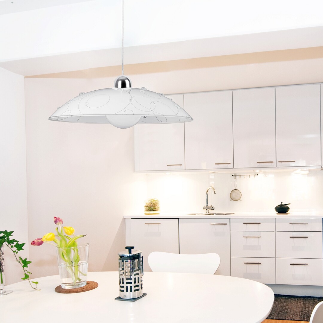 Rabalux Jolly lampa wisząca 1x60 W biała 1864