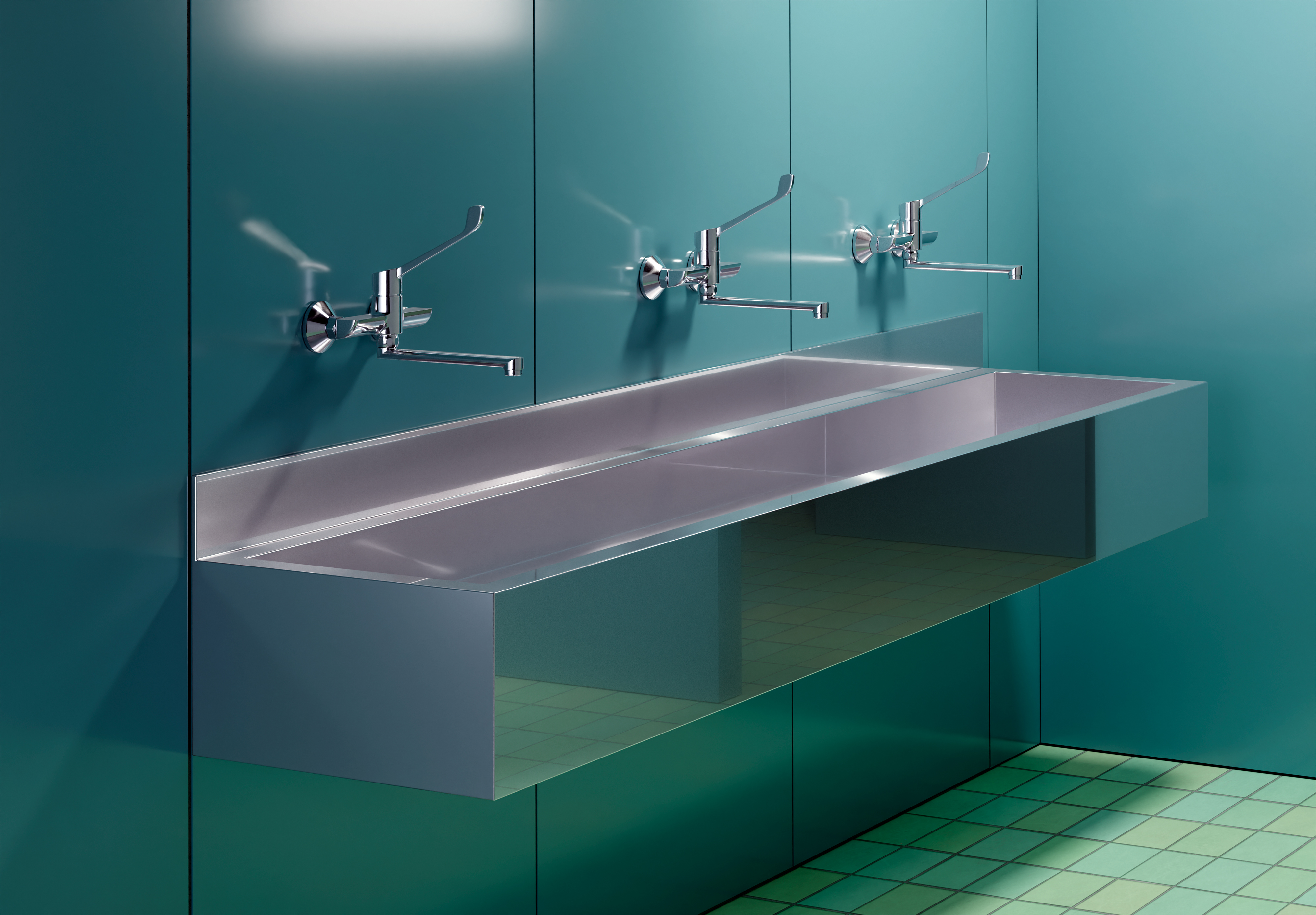 KFA Armatura Medico bateria umywalkowa ścienna chrom 4730-880-00