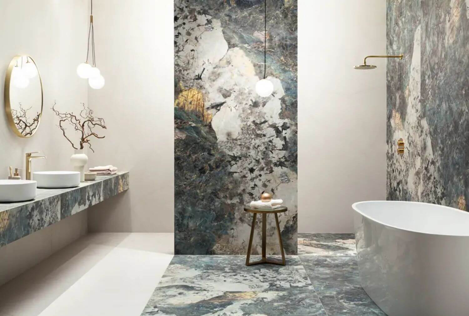 Tubądzin Impress płytka podłogowa 119,8x59,8 cm mix kolorów