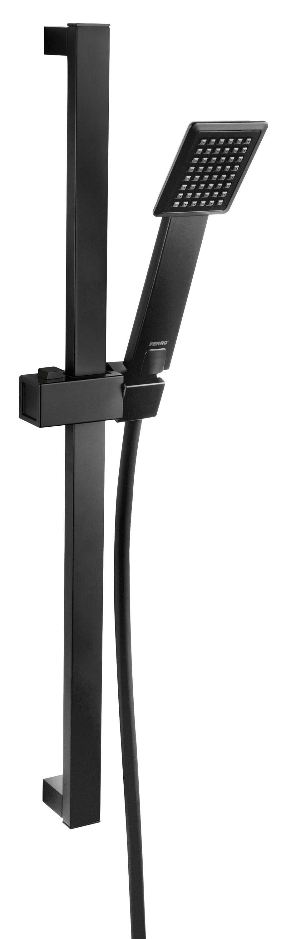 Ferro Sinus zestaw prysznicowy ścienny czarny mat N170BL-B - Wysyłka w 24h