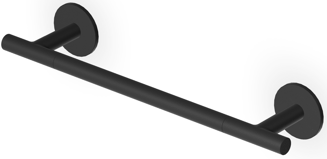 Zucchetti Pan wieszak na ręcznik czarny ZAC620.N1