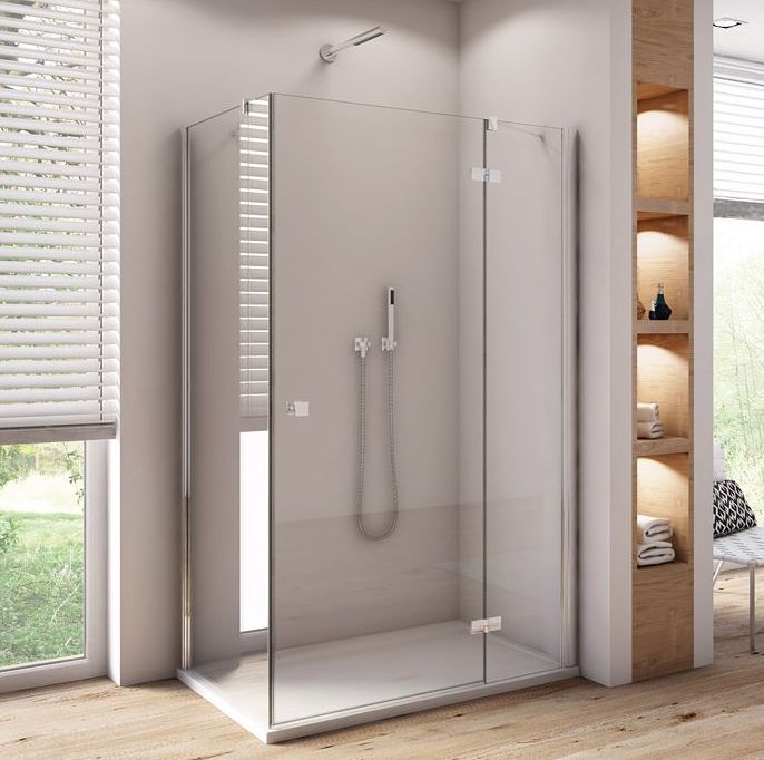 SanSwiss Annea drzwi prysznicowe 90 cm prawe srebrny połysk/szkło przezroczyste AN13D09005007