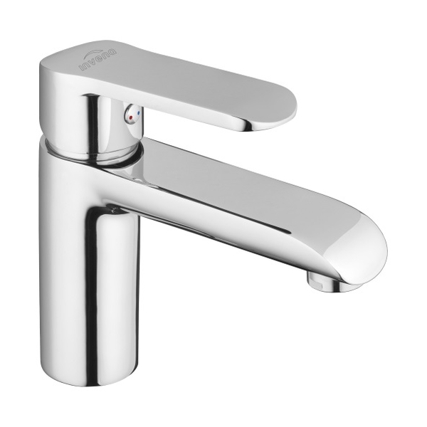 Invena Siros bateria umywalkowa stojąca chrom BU-90-001