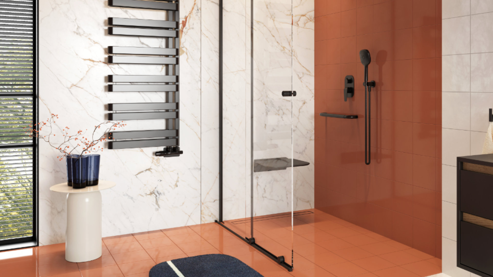 Excellent Stilio odpływ liniowy 70 cm czarny mat INEX.1515.700.P.BL