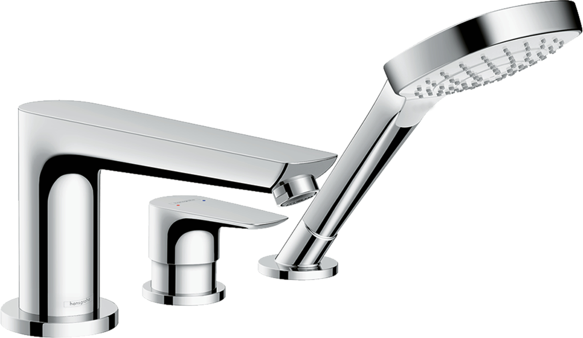 Hansgrohe Talis E bateria wannowo-prysznicowa 3-otworowa chrom 71731000 - Wysyłka w 24h