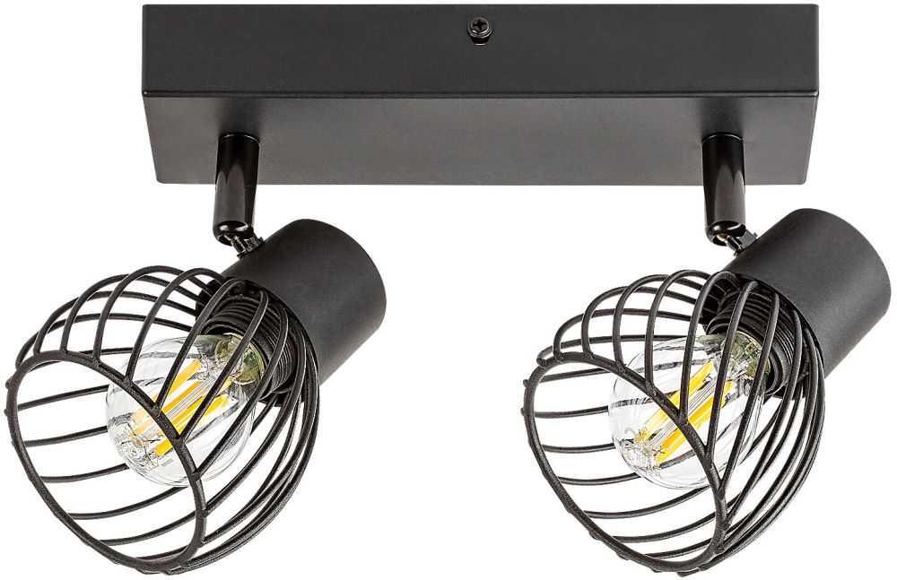 Rabalux Aberama lampa podsufitowa 2x10W czarny mat 73002 - Wysyłka w 24h