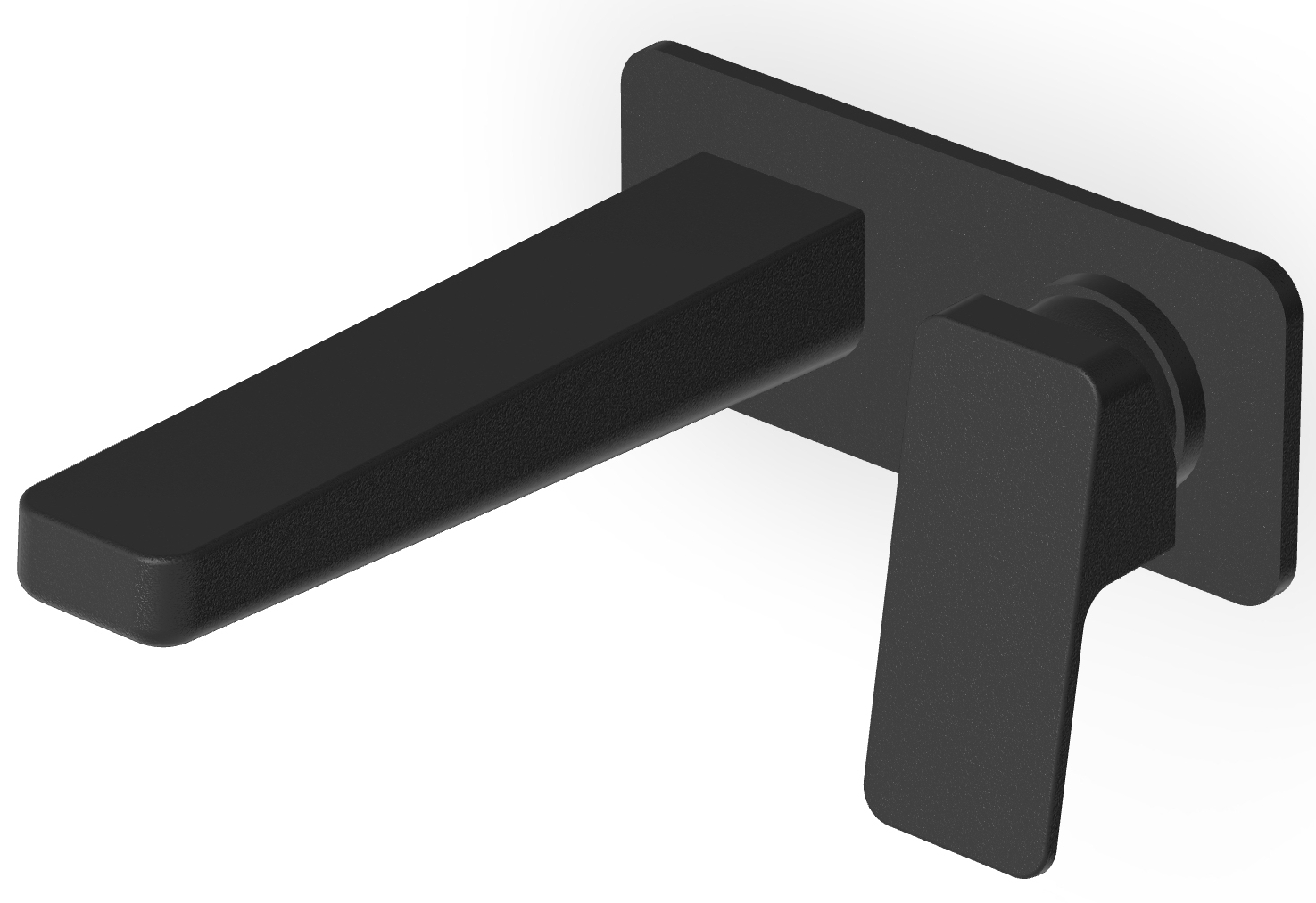 Zucchetti Jingle bateria umywalkowa podtynkowa czarna ZIN634.N1