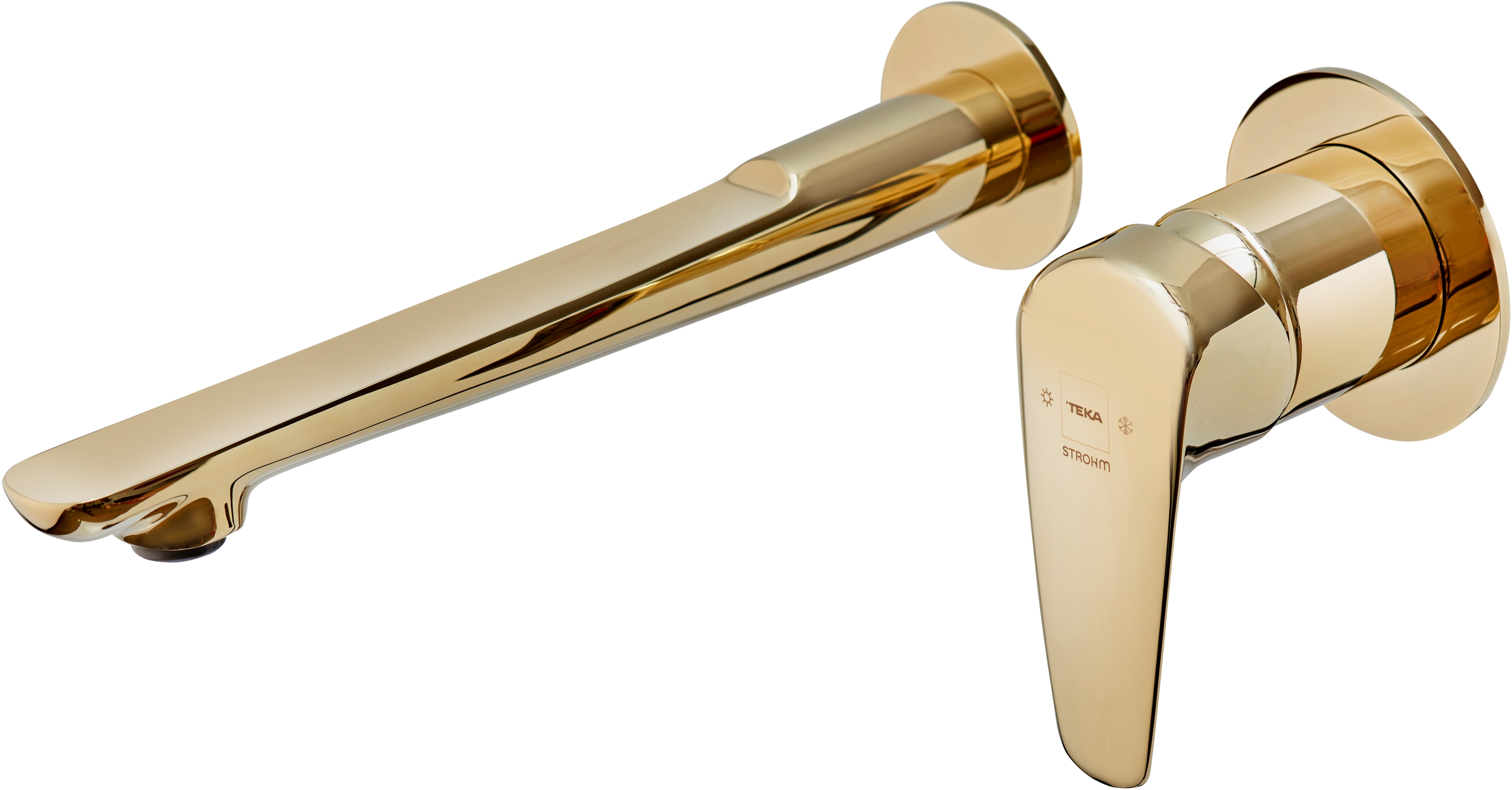 Teka Itaca bateria umywalkowa podtynkowa złoty półpołysk 67461020G2 - Wysyłka w 24h