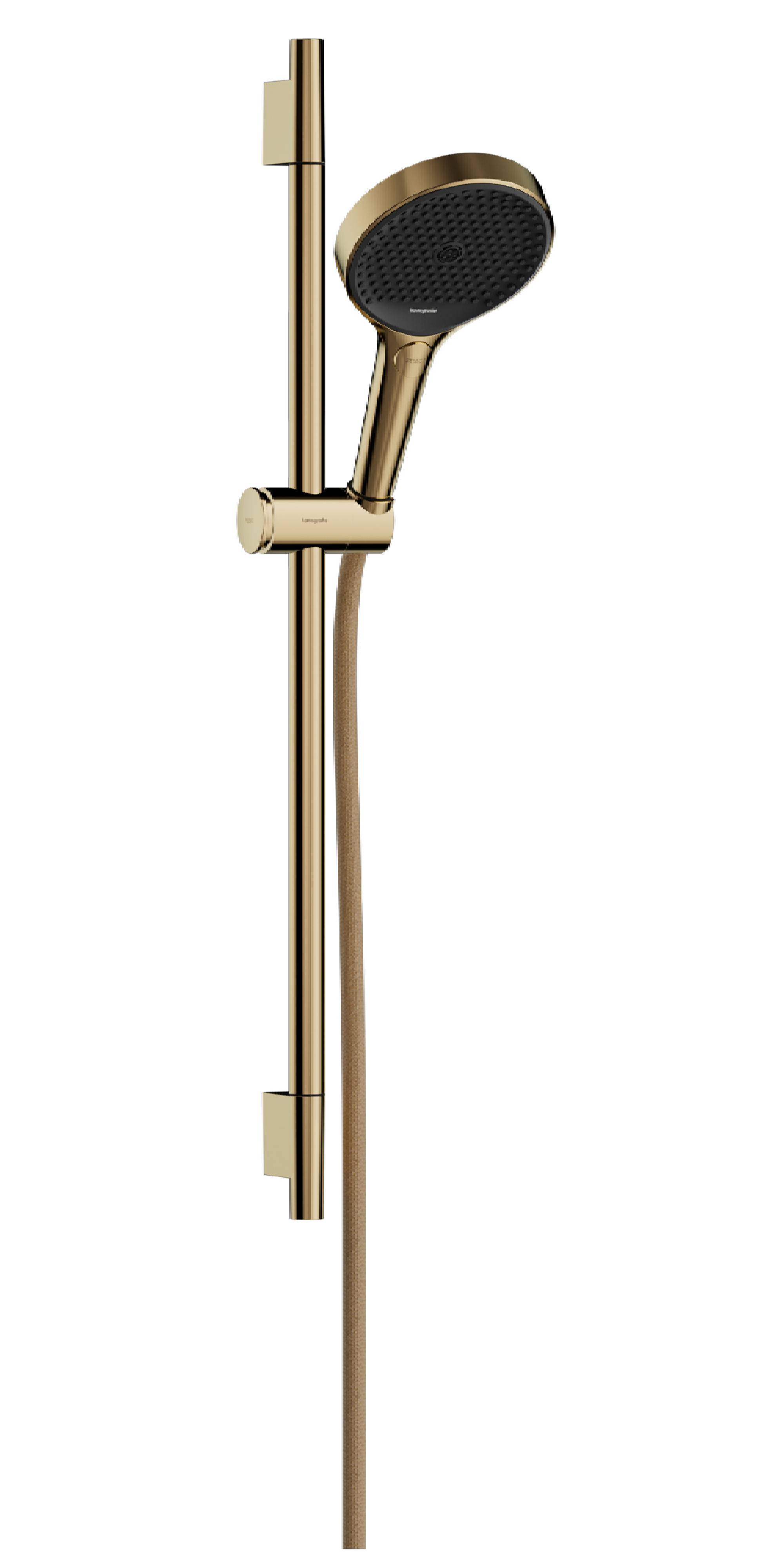 Hansgrohe Rainfinity zestaw prysznicowy ścienny EcoSmart złoty optyczny polerowany 28746990