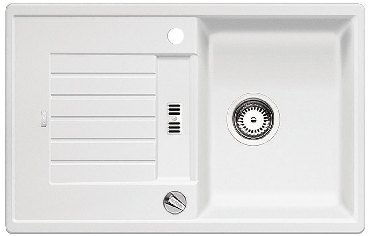 Blanco Zia 45 S zlewozmywak 78x50 cm Silgranit biały 514718