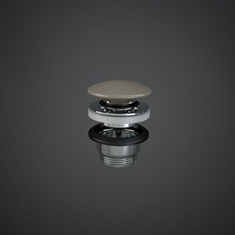 Rak Ceramics Duo korek do umywalki klik klak okrągły cappuccino mat DUO000514A - Wysyłka w 24h