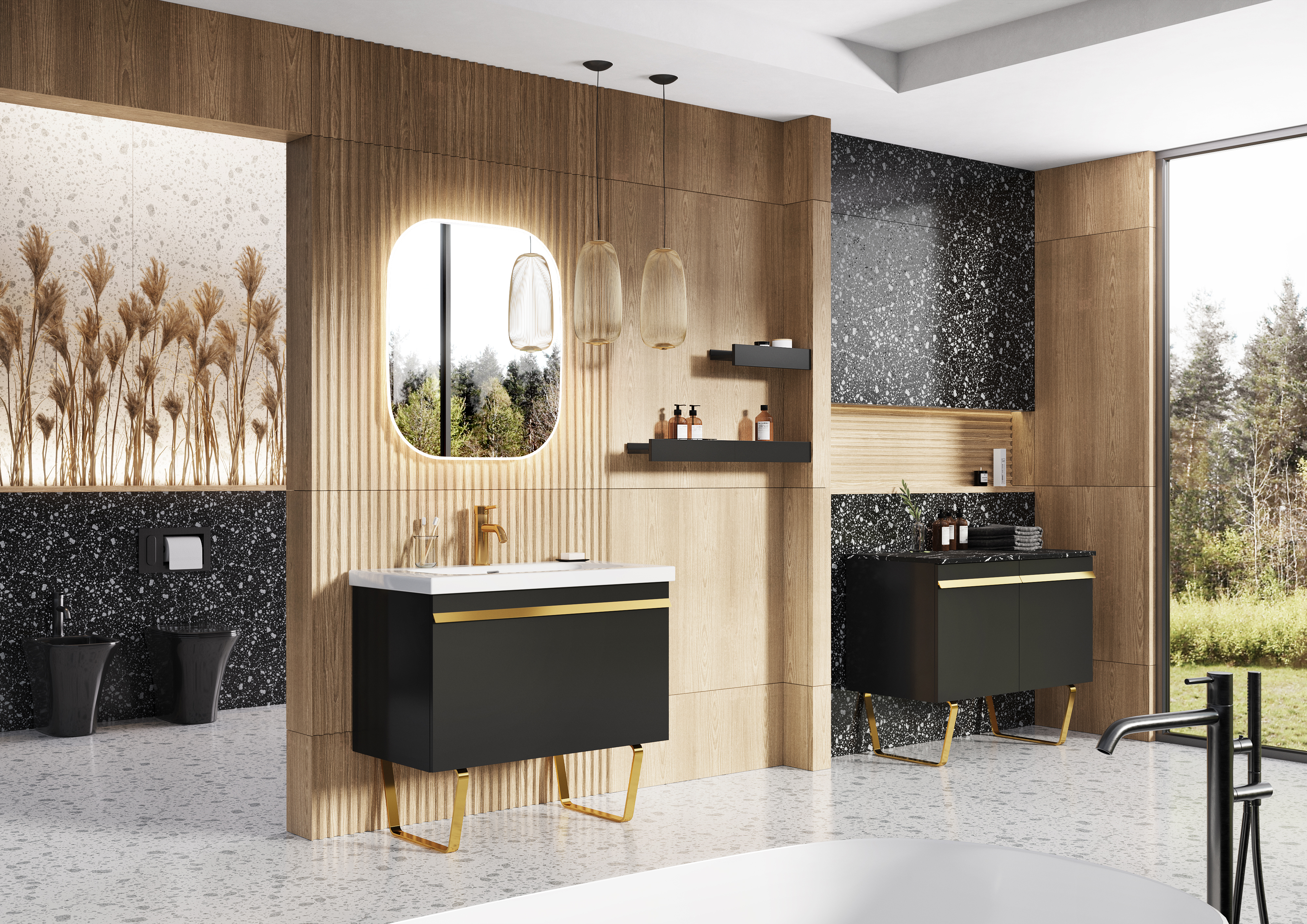 Elita For All półka 40 cm czarna RE130400063510