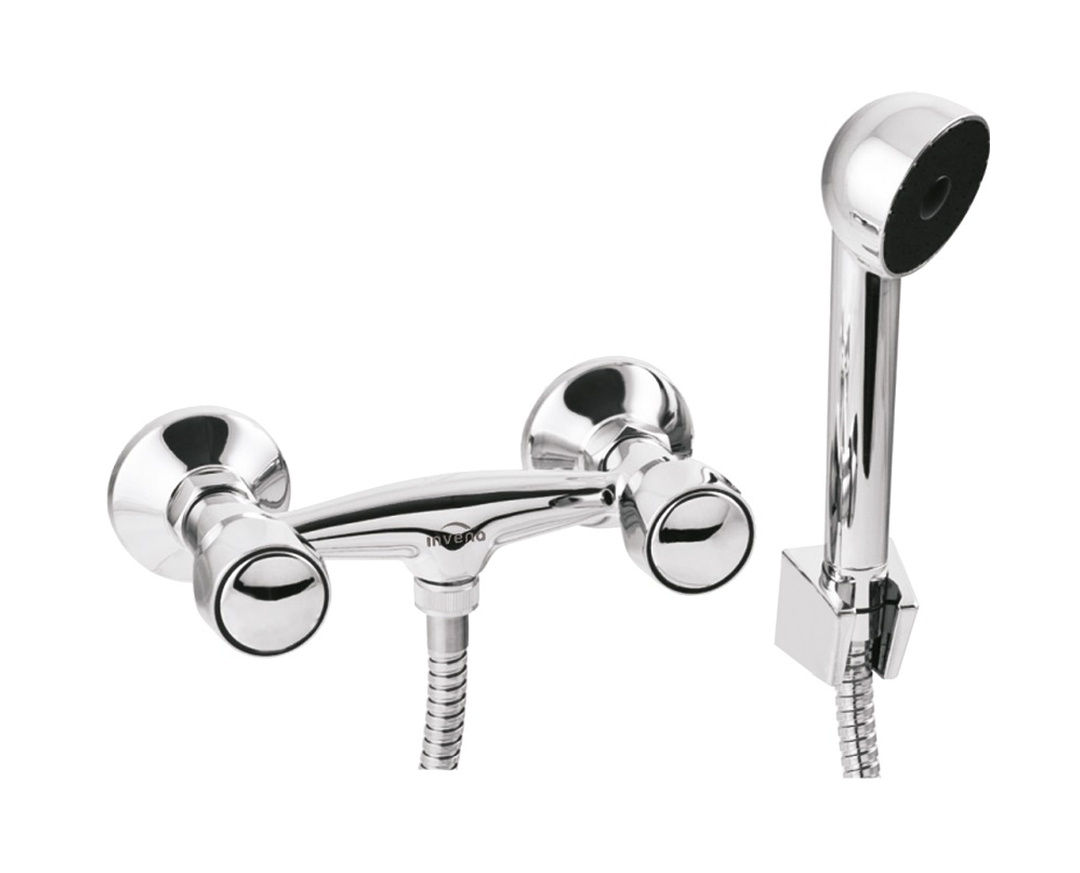 Invena Modena bateria prysznicowa ścienna chrom BN-11-F0S