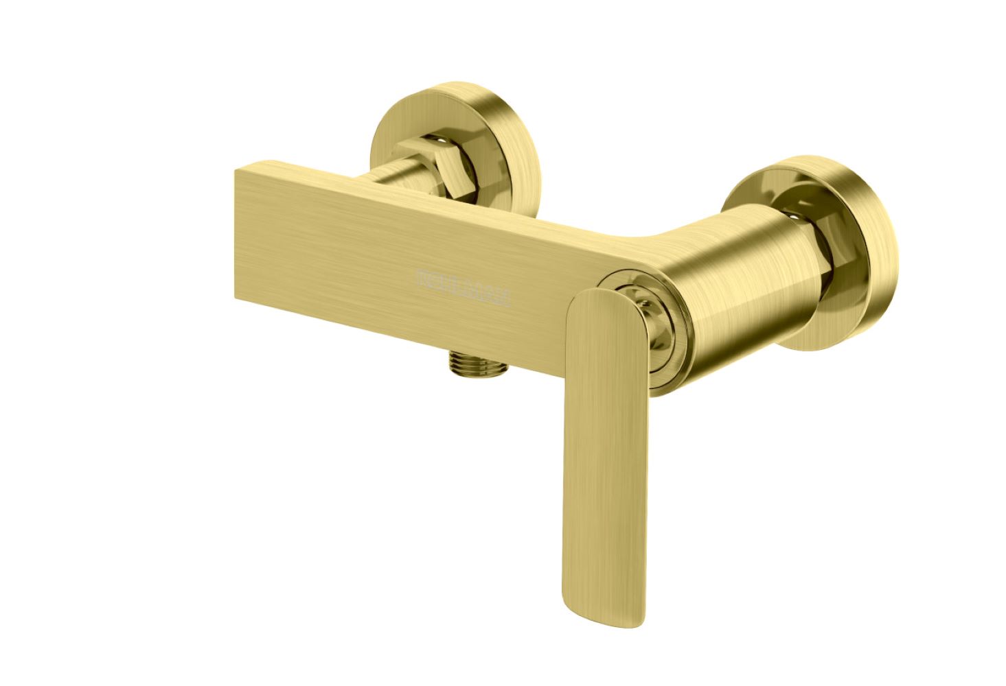 Kohlman Experience Brushed Gold bateria prysznicowa ścienna złoty szczotkowany QW120EGDB