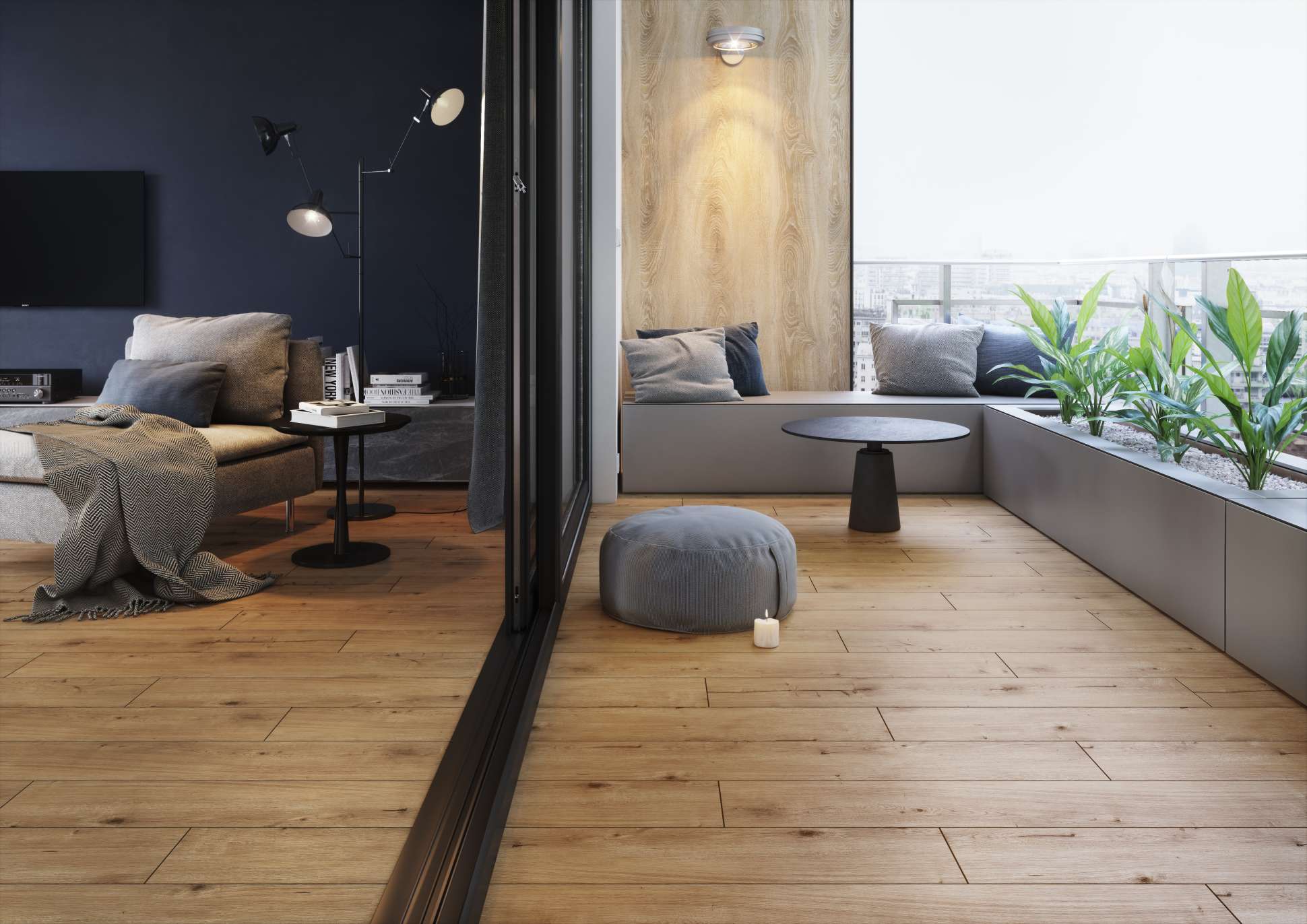 Opoczno Grand Wood Rustic Bronze płytka ścienno-podłogowa 19,8x119,8 cm STR brązowy mat