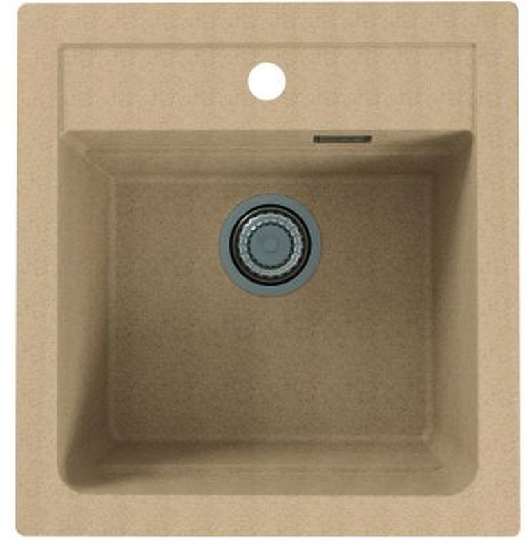 Alveus Atrox zlewozmywak granitowy 50x47 cm beżowy 1131988