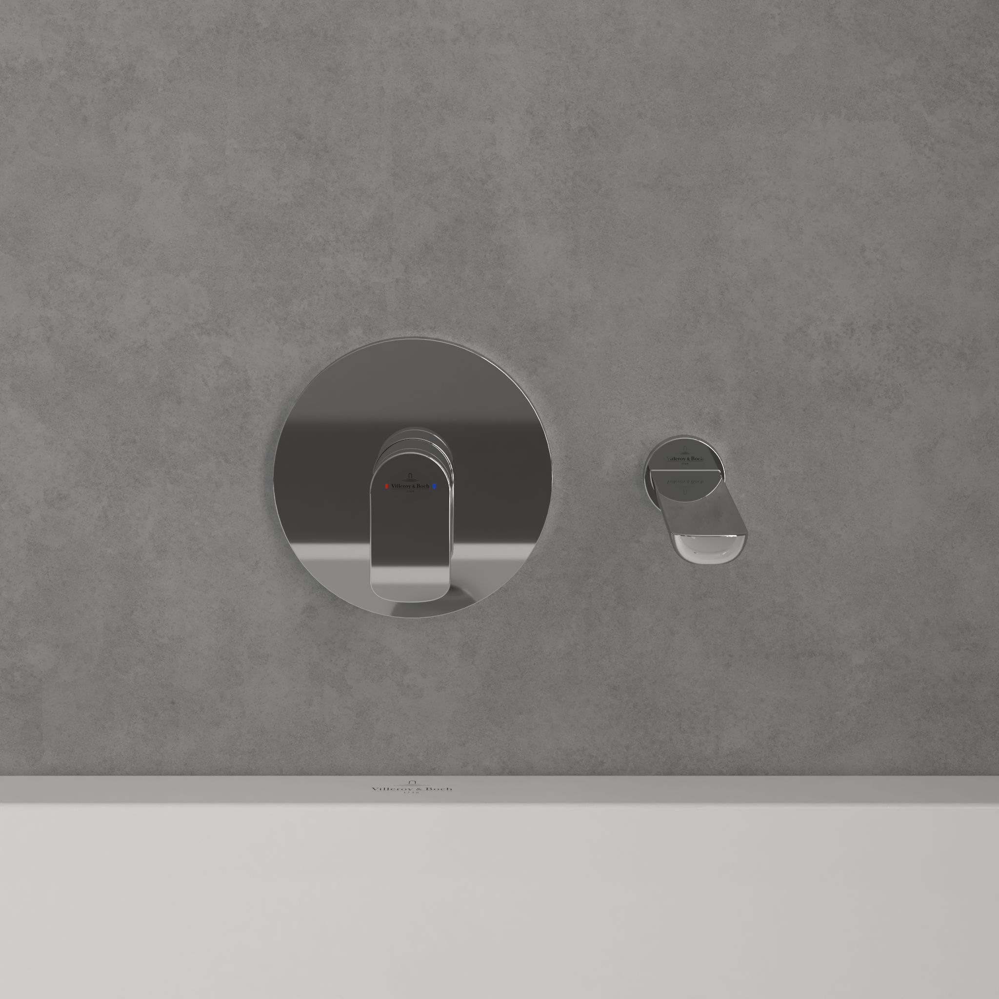 Villeroy & Boch O.Novo bateria prysznicowa podtynkowa chrom TVS10435200061 - Wysyłka w 24h