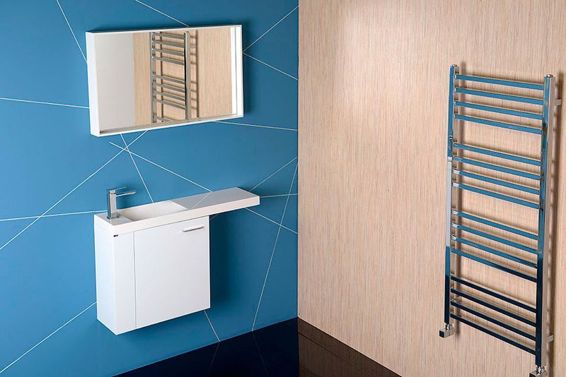 Sapho Latus VI szafka 50 cm podumywalkowa wisząca lewa biały połysk LT615-3030