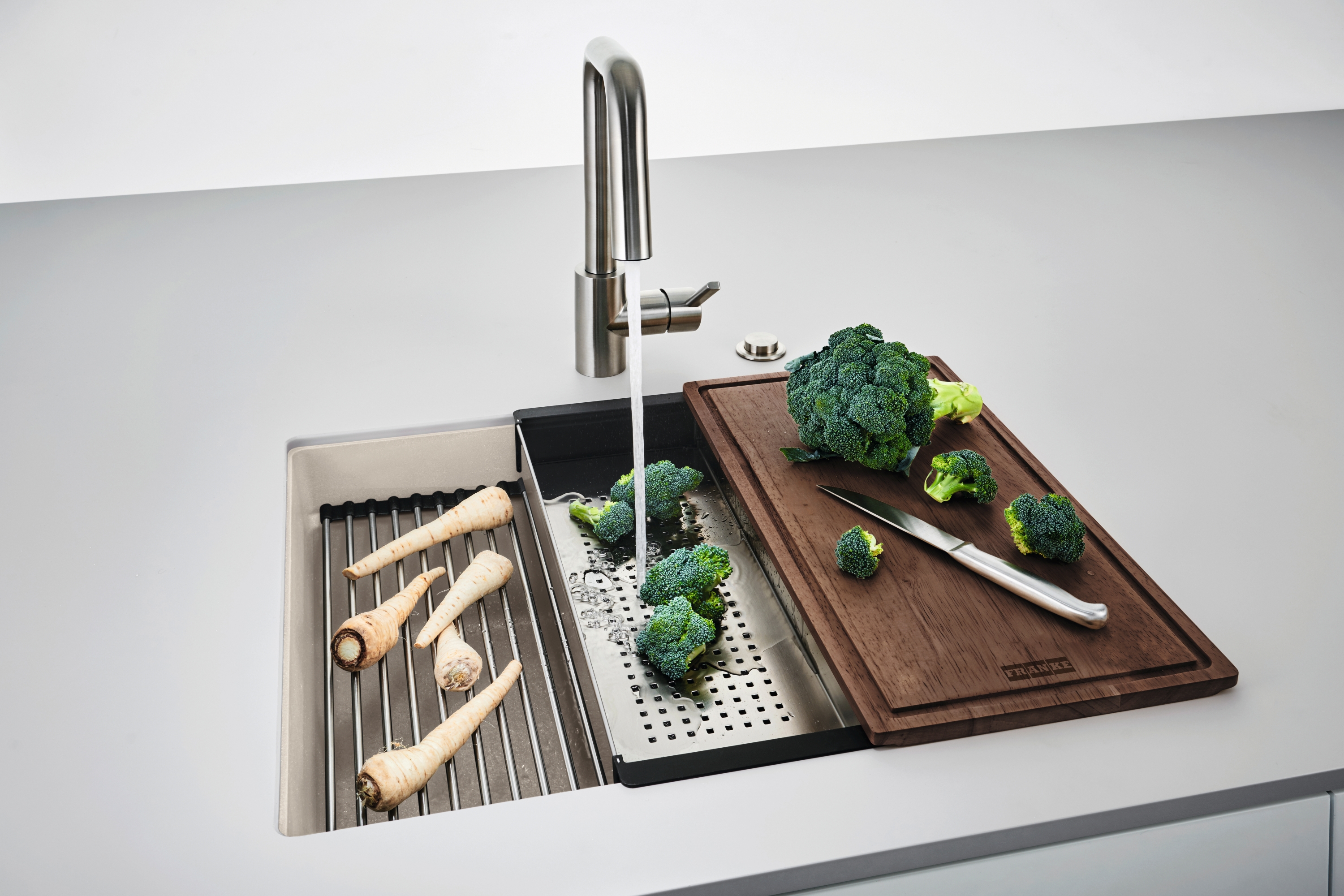 Franke Kanon KNG 110-52 zlewozmywak 52x42 cm Fragranite orzechowy 125.0528.609