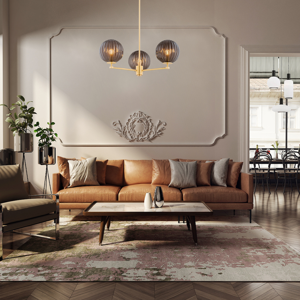 Argon Sagunto Plus lampa wisząca 3x15 W biała 6323