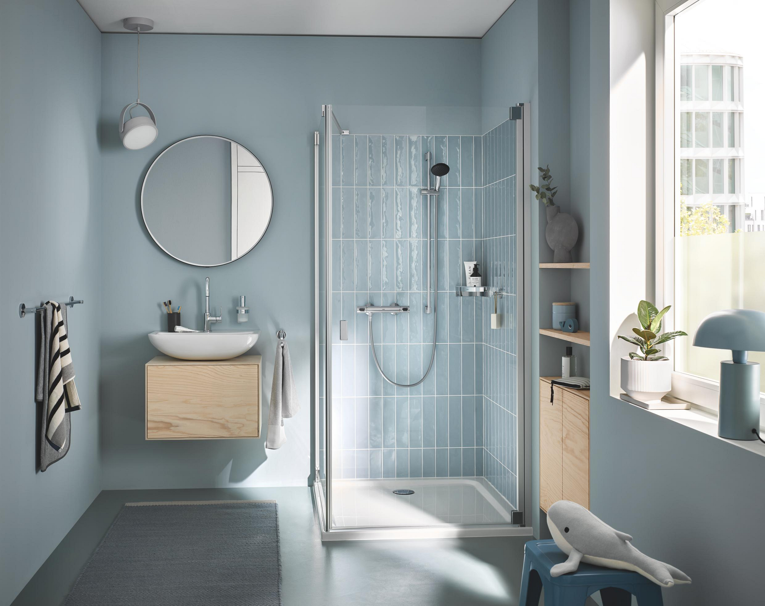 Grohe Precision Flow bateria prysznicowa ścienna termostatyczna chrom 34805001 - Wysyłka w 24h