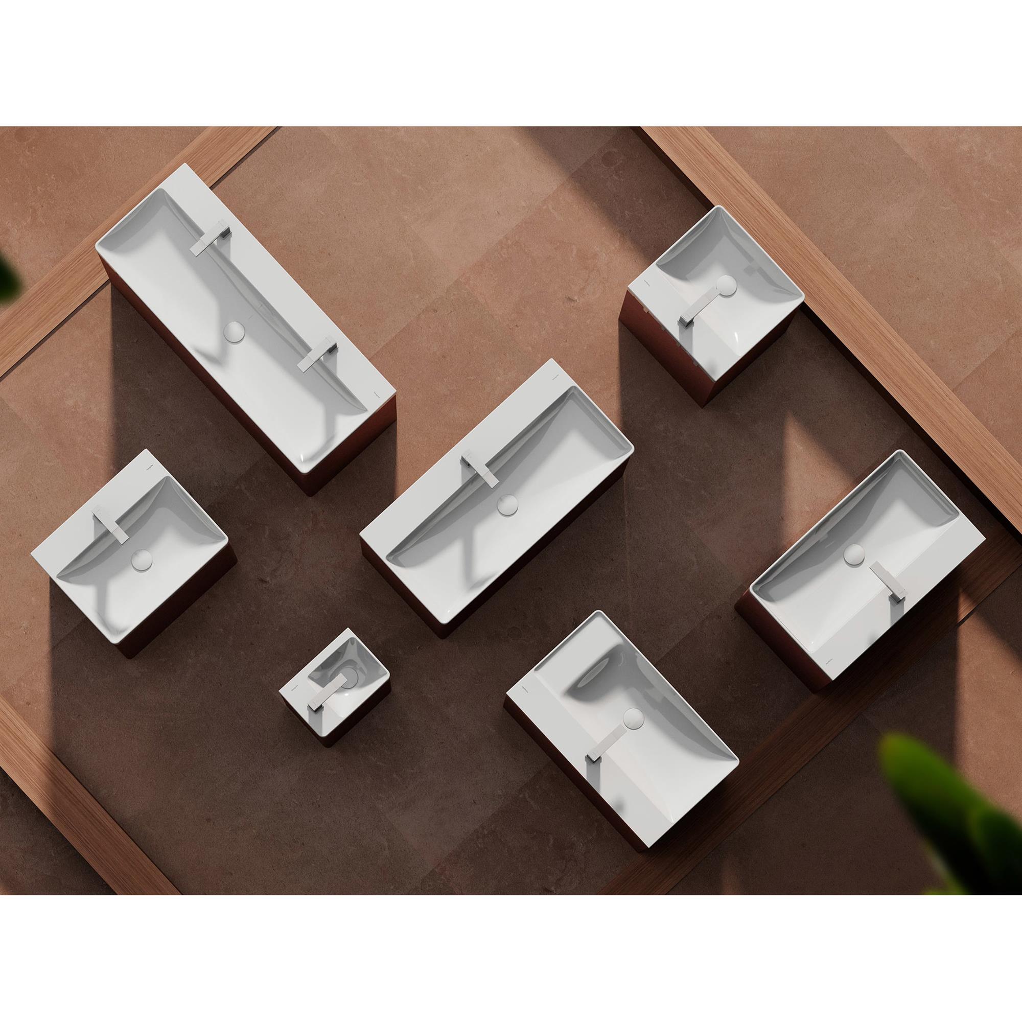 Hansgrohe Xelu Q umywalka 60x48 cm ścienna prostokątna Smart Clean biały 61017450