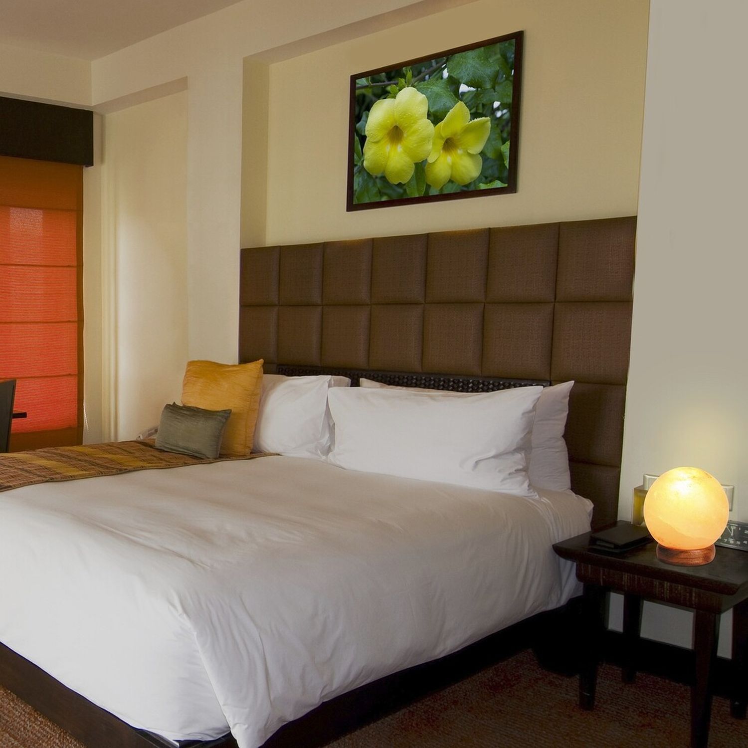 Rabalux Ozone lampa stołowa 1x15W pomarańczowa 4093