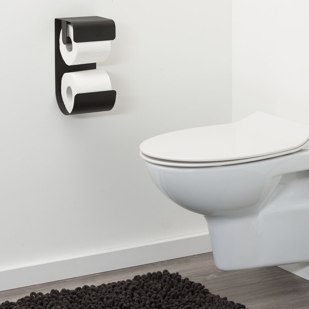 Sealskin Brix uchwyt na papier toaletowy wiszący czarny 362471819