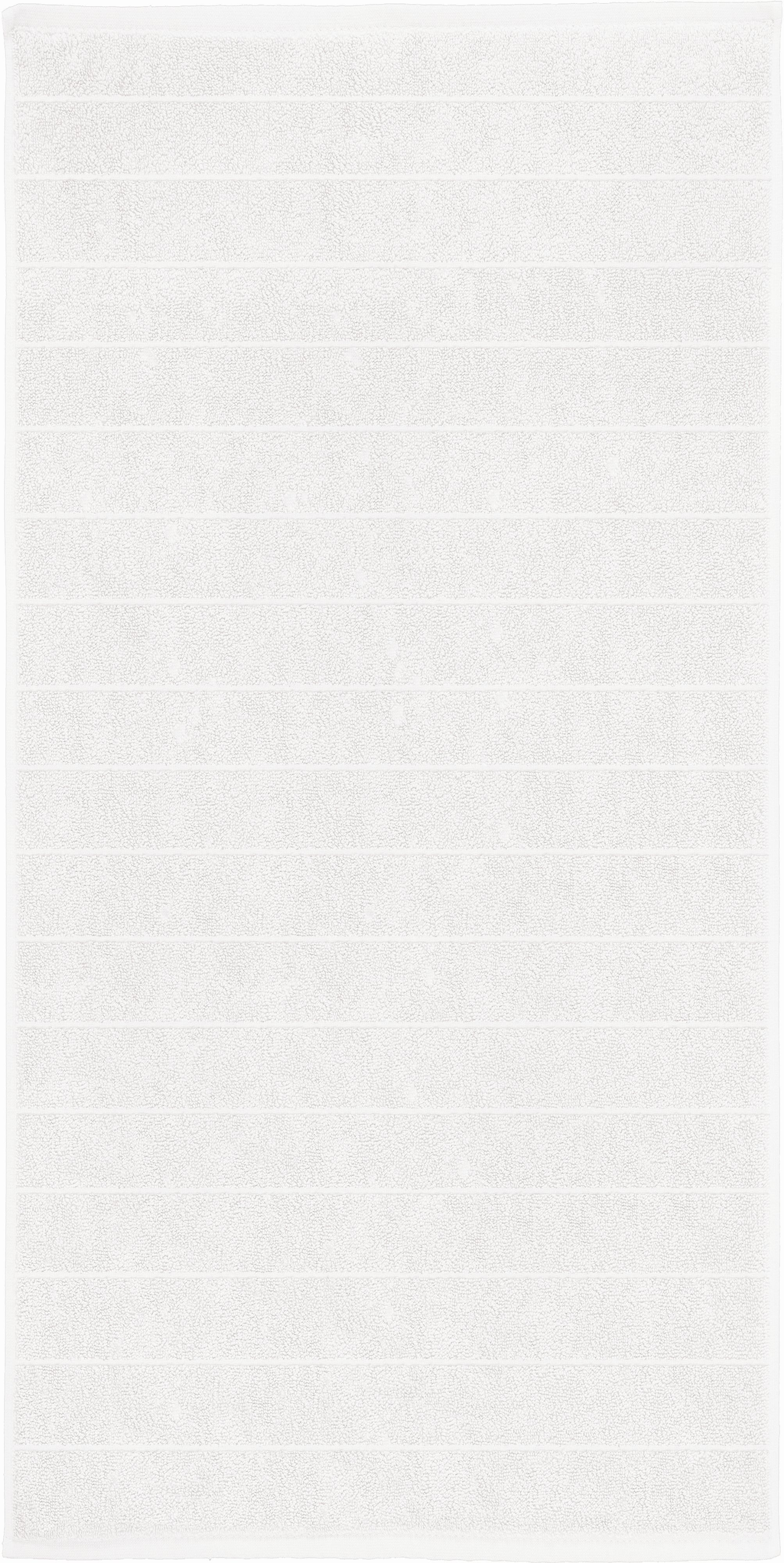 Kleine Wolke VIA ręcznik łazienkowy 50x100 cm biały 3033114262