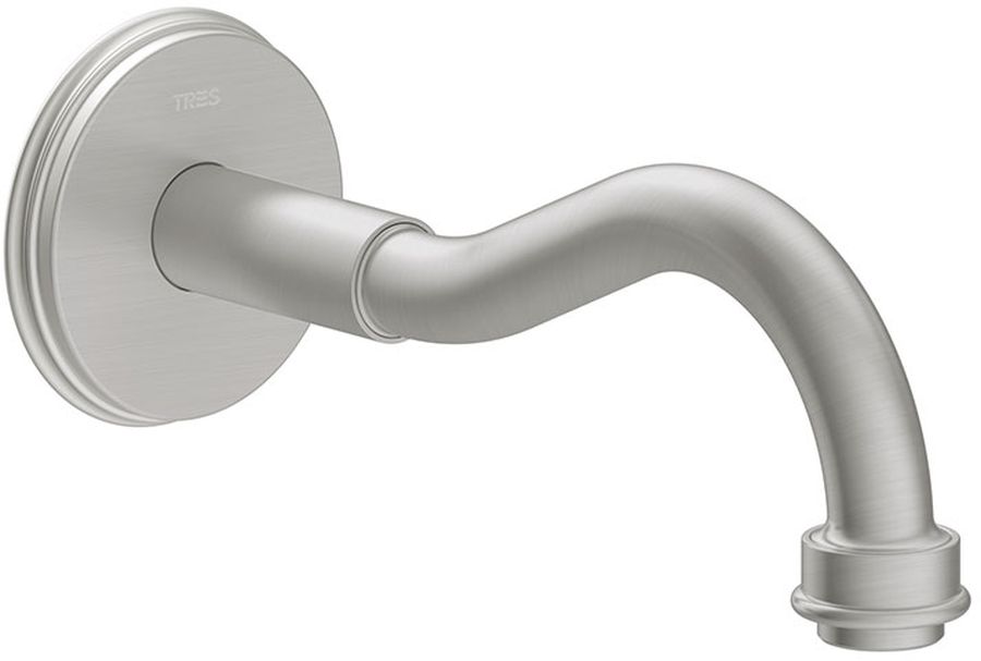 Tres Monoclasic wylewka do baterii ścienna stal 242.173.01.AC